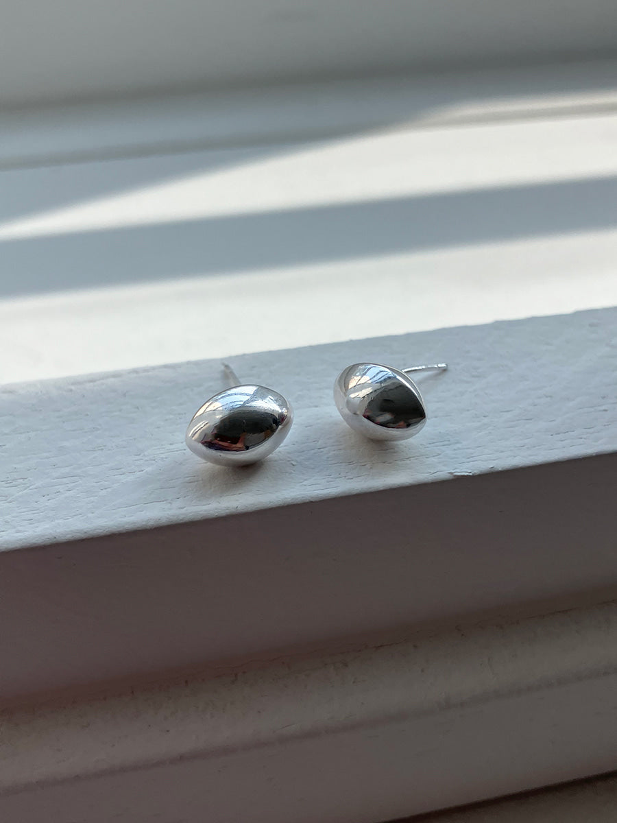 [92.5silver] nuts earrings