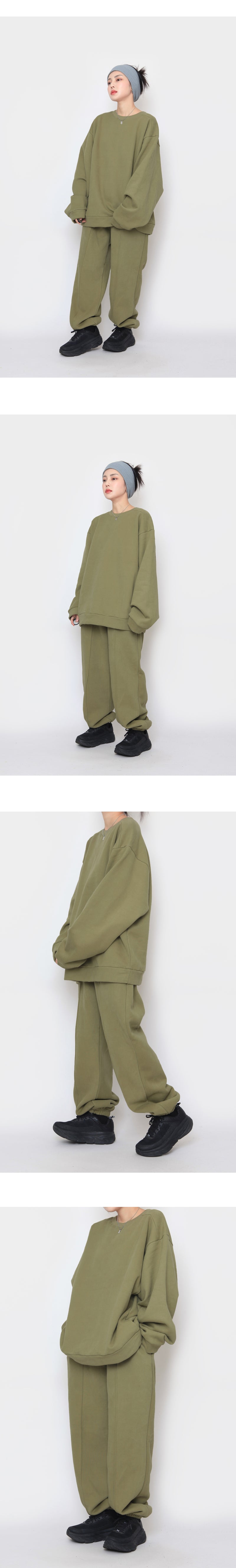 wool pitch jogger pants