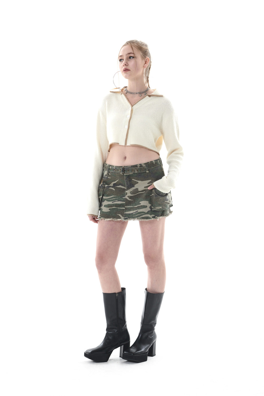 MILITARY MINI SKIRT