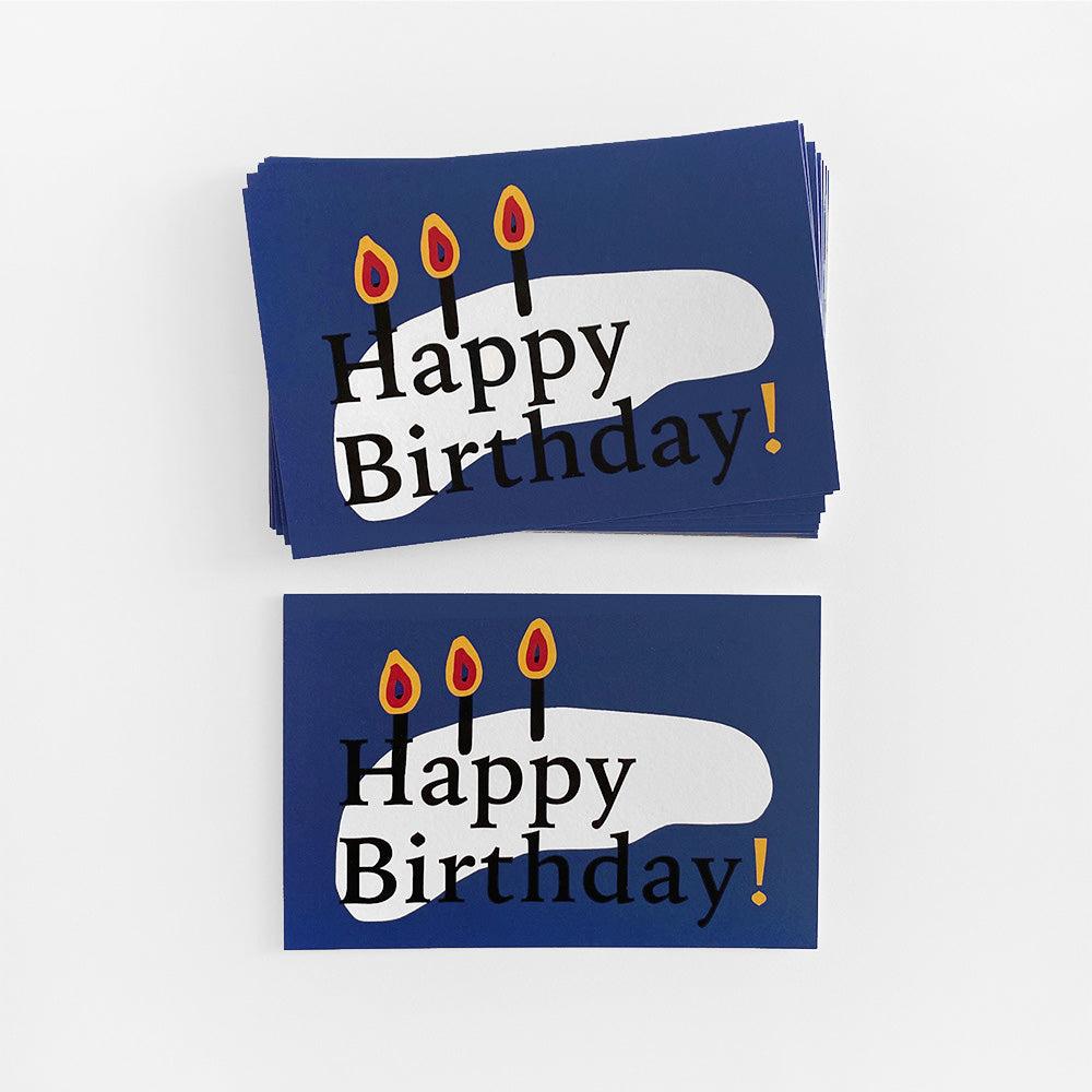 Birthday Cake Postcard