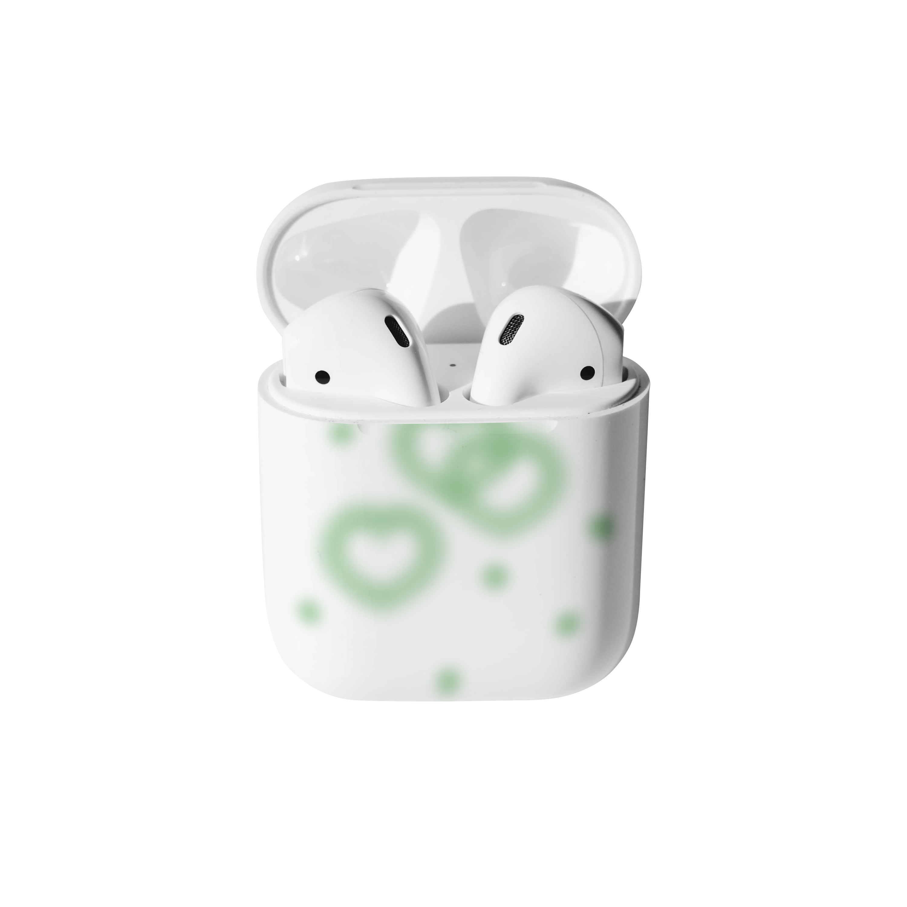 lollipop heart Airpods case-green