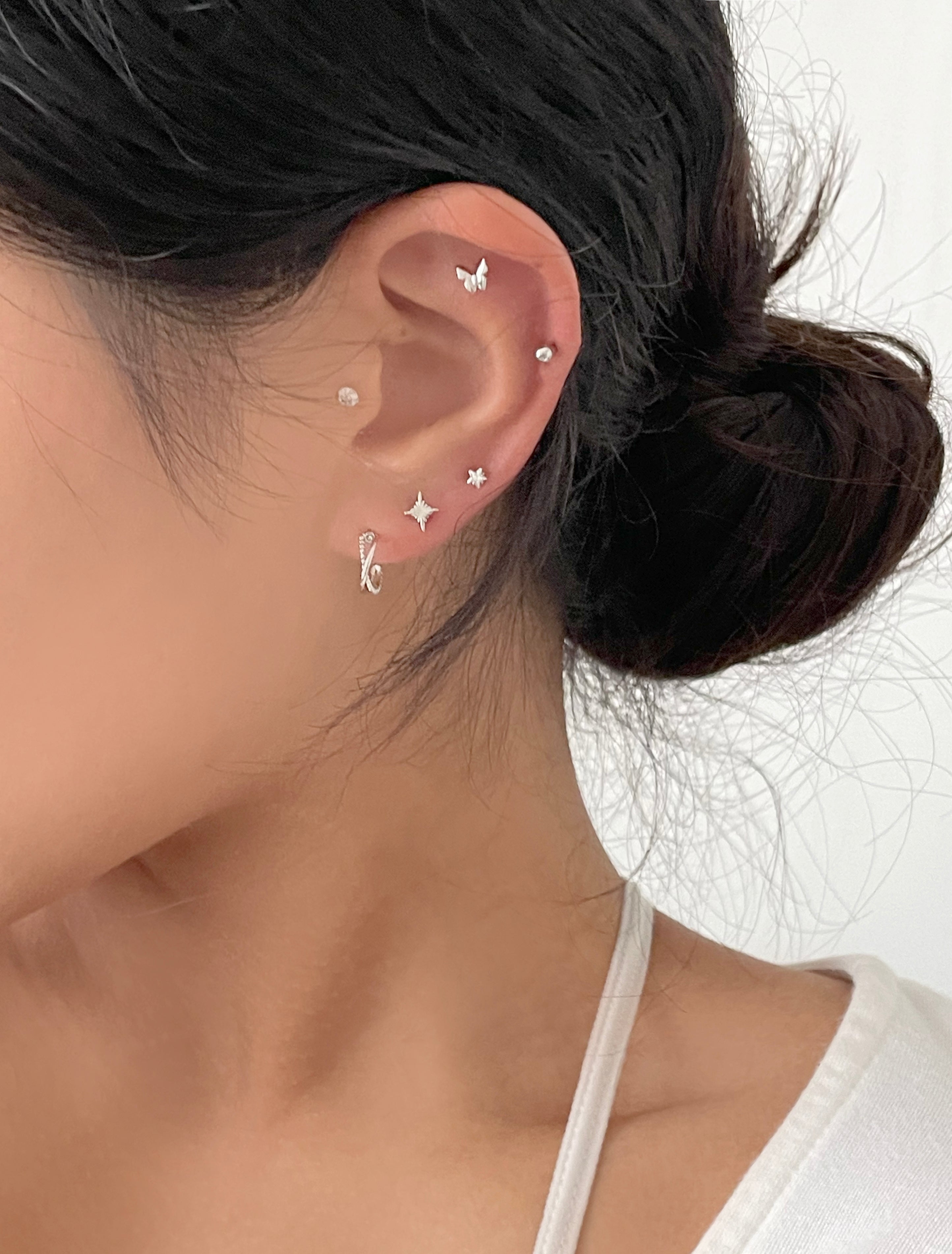 [5 set] simple mood piercing set