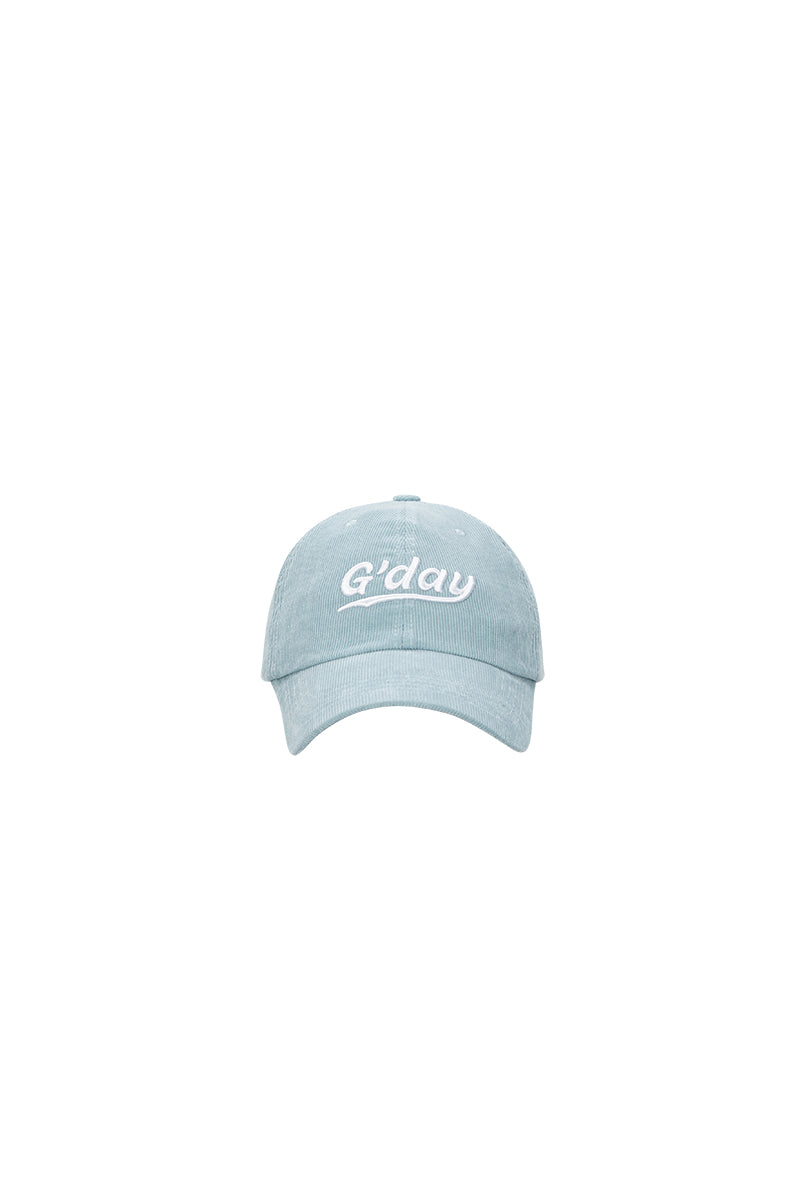 G'day coduroy ballcap(sky)