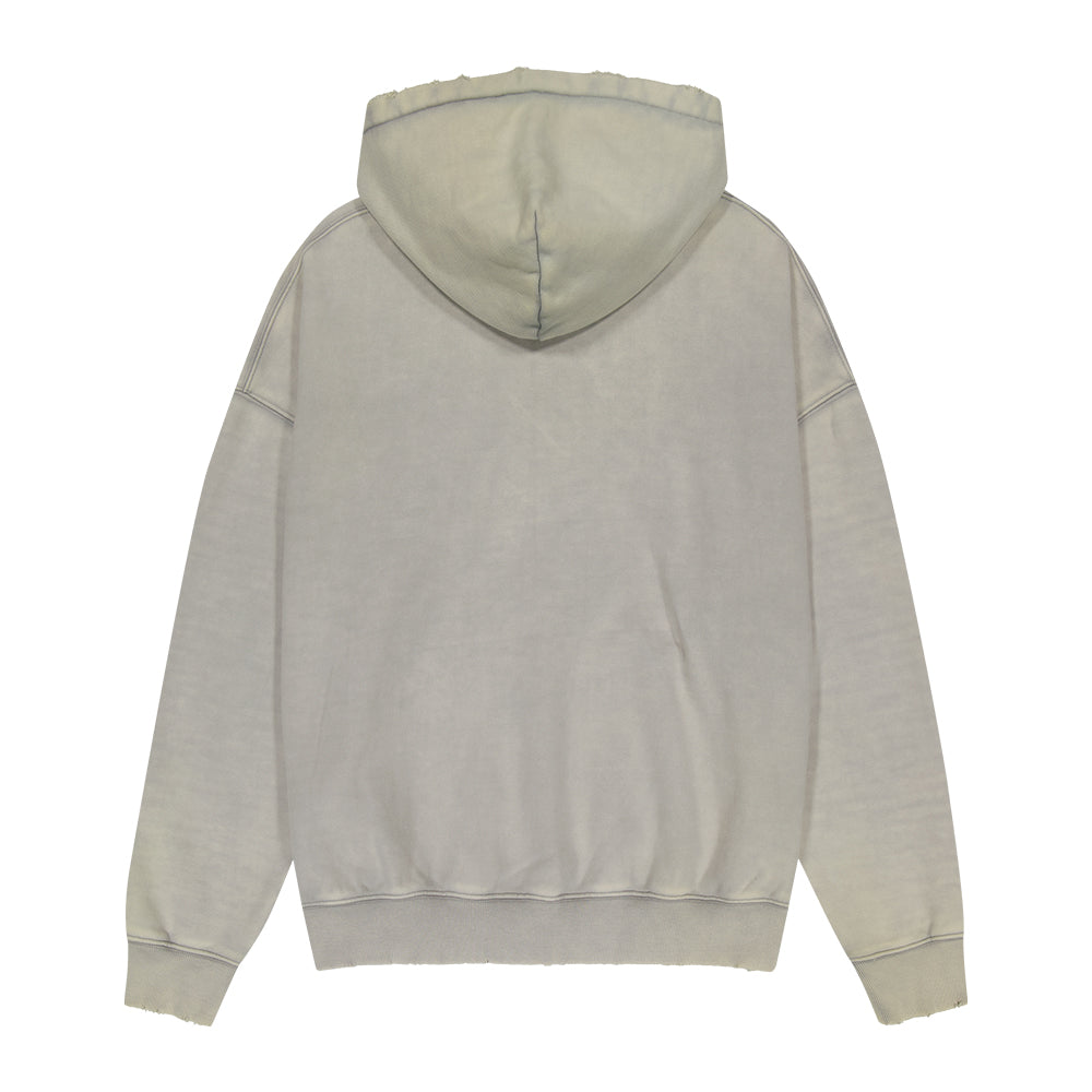 [Heavy Cotton] Freedom Vintage Magic Washing Hoodie_Beige Grey