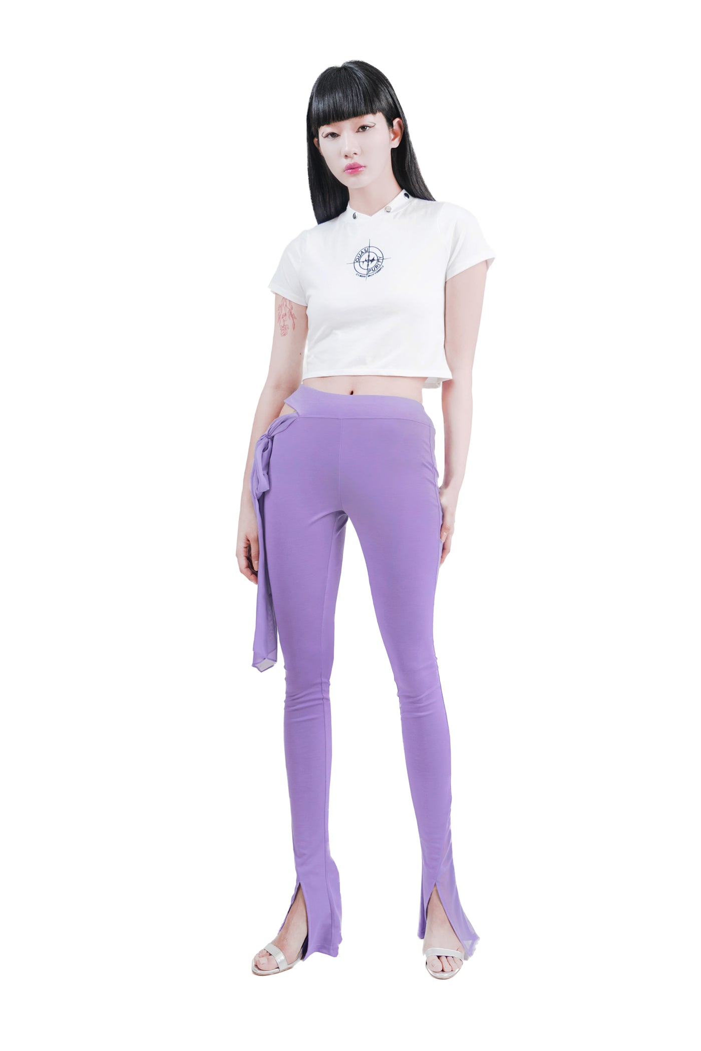 VIOLET FLARED LEGGINGS