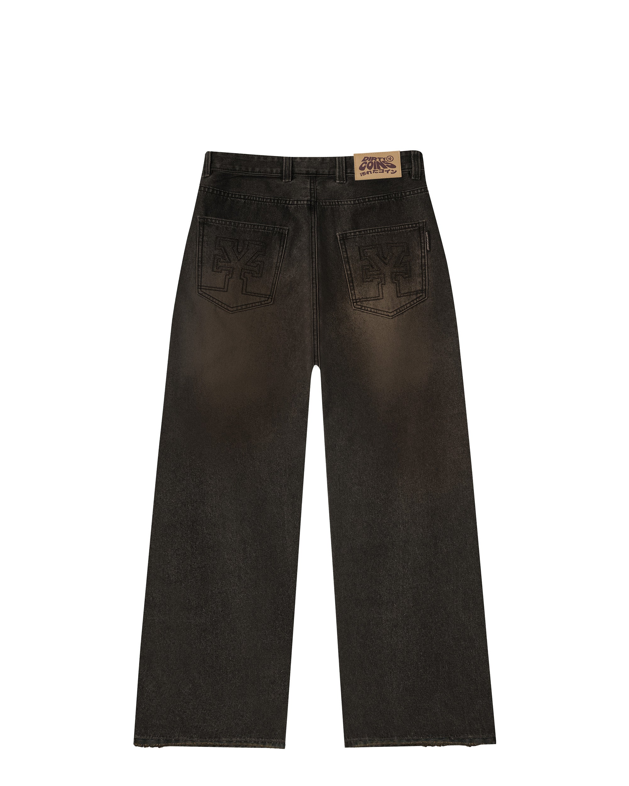 DirtyCoins Baggy Jeans - Brown Wash