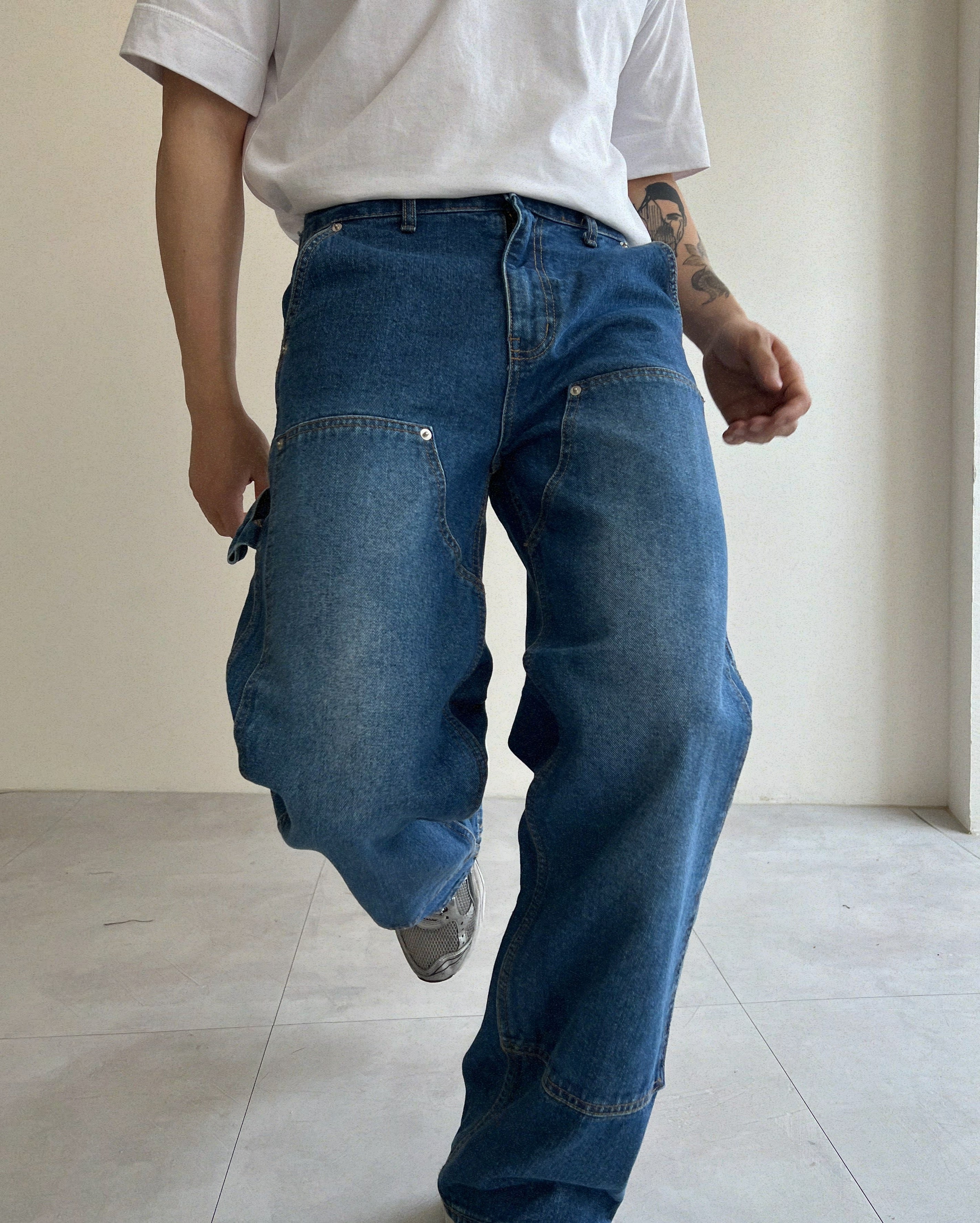 carpet denim pants(2colors)