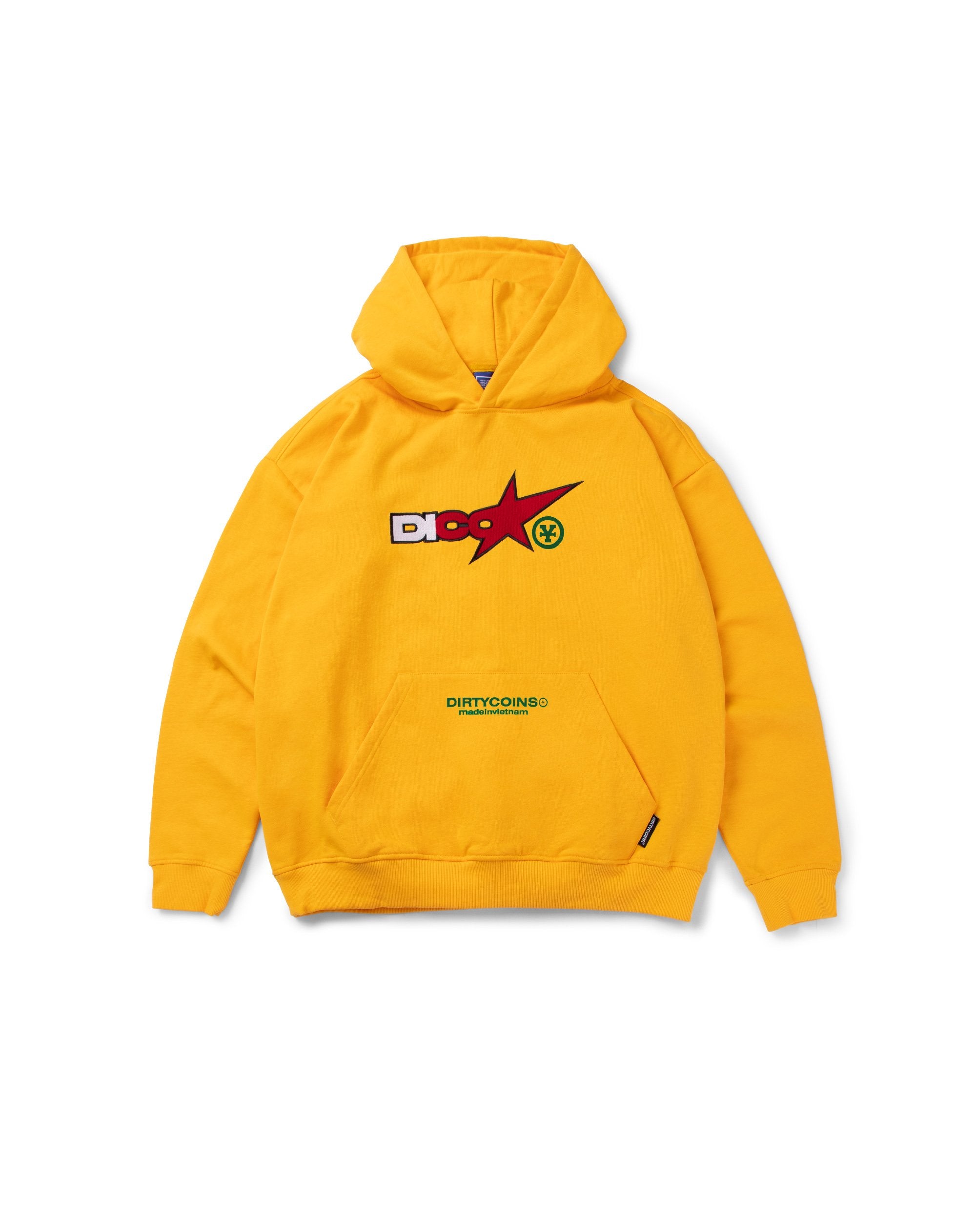 Logo Relaxed Hoodie - Yellow