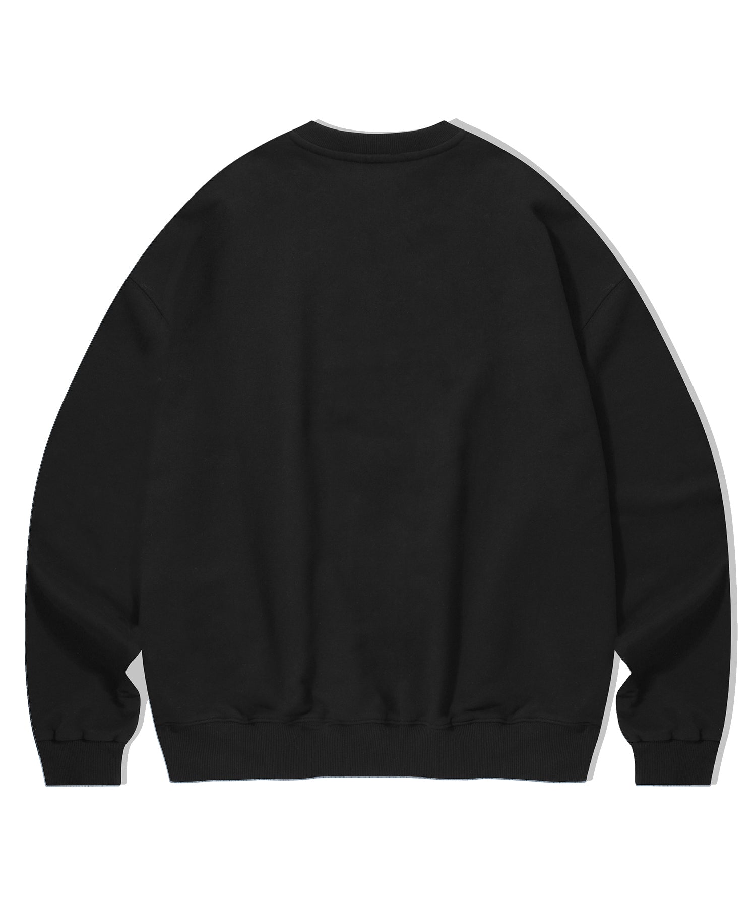 Spread Print Sweat Shirt-Black