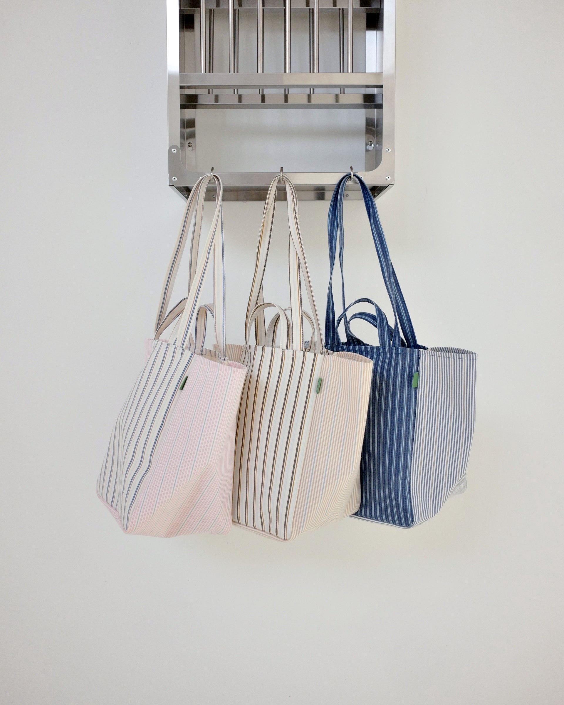 Double Stripe Bag (Beige)