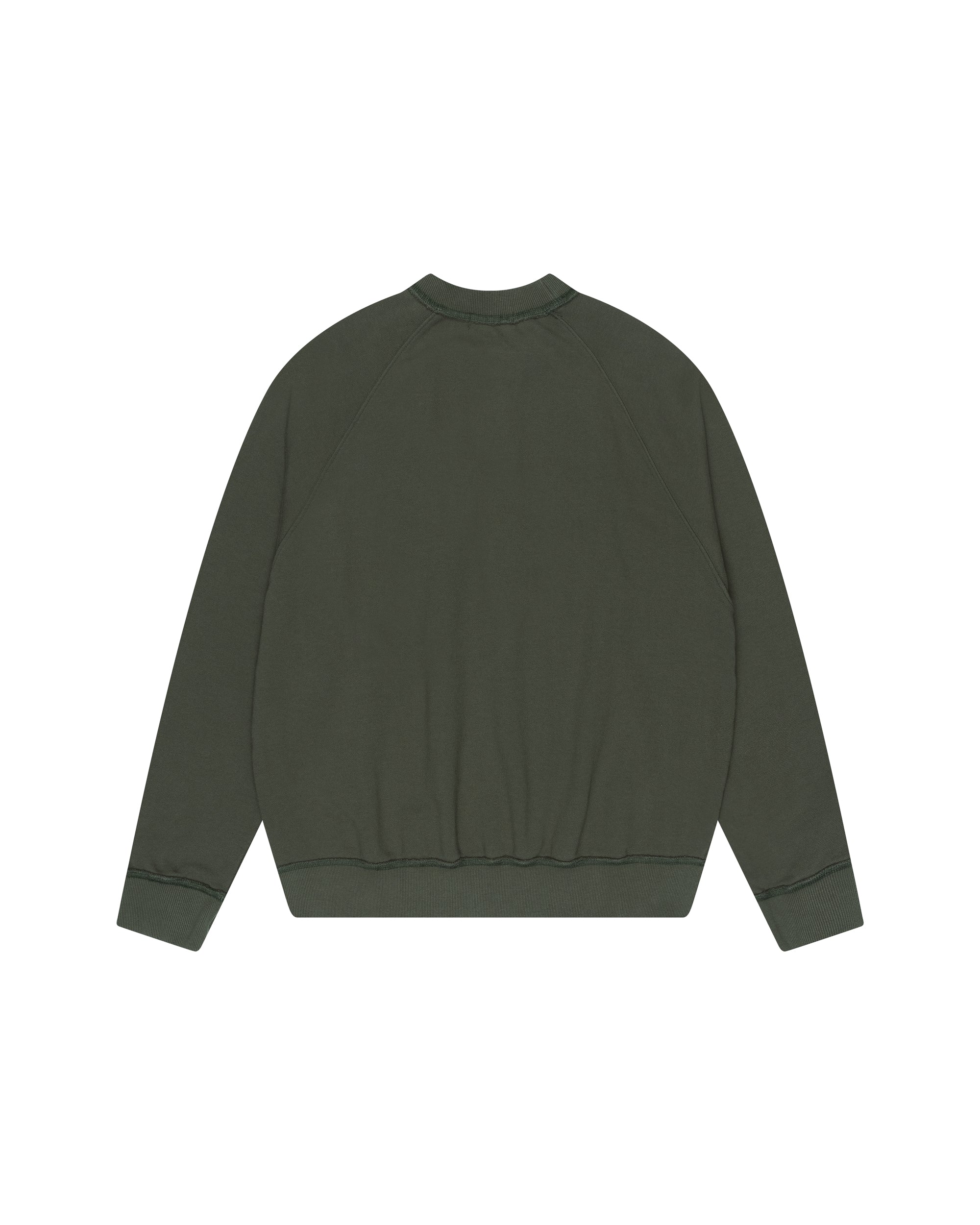 Logo Patch Raglan Sweatshirt (Khaki)