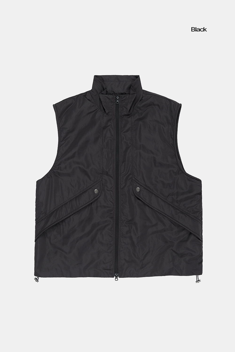 Spring nylon 2-way zip-up vest