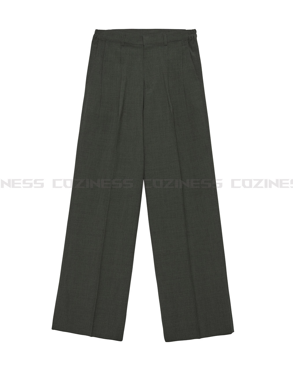 FL Niver Two-Tuck Side Banding Wide Slacks (4 colors)