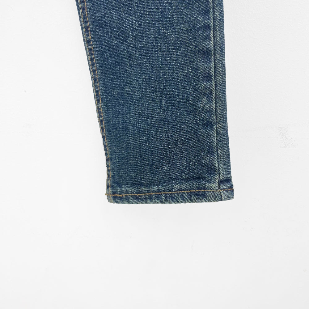 Y2K vintage washing skinny denim jean (blue)