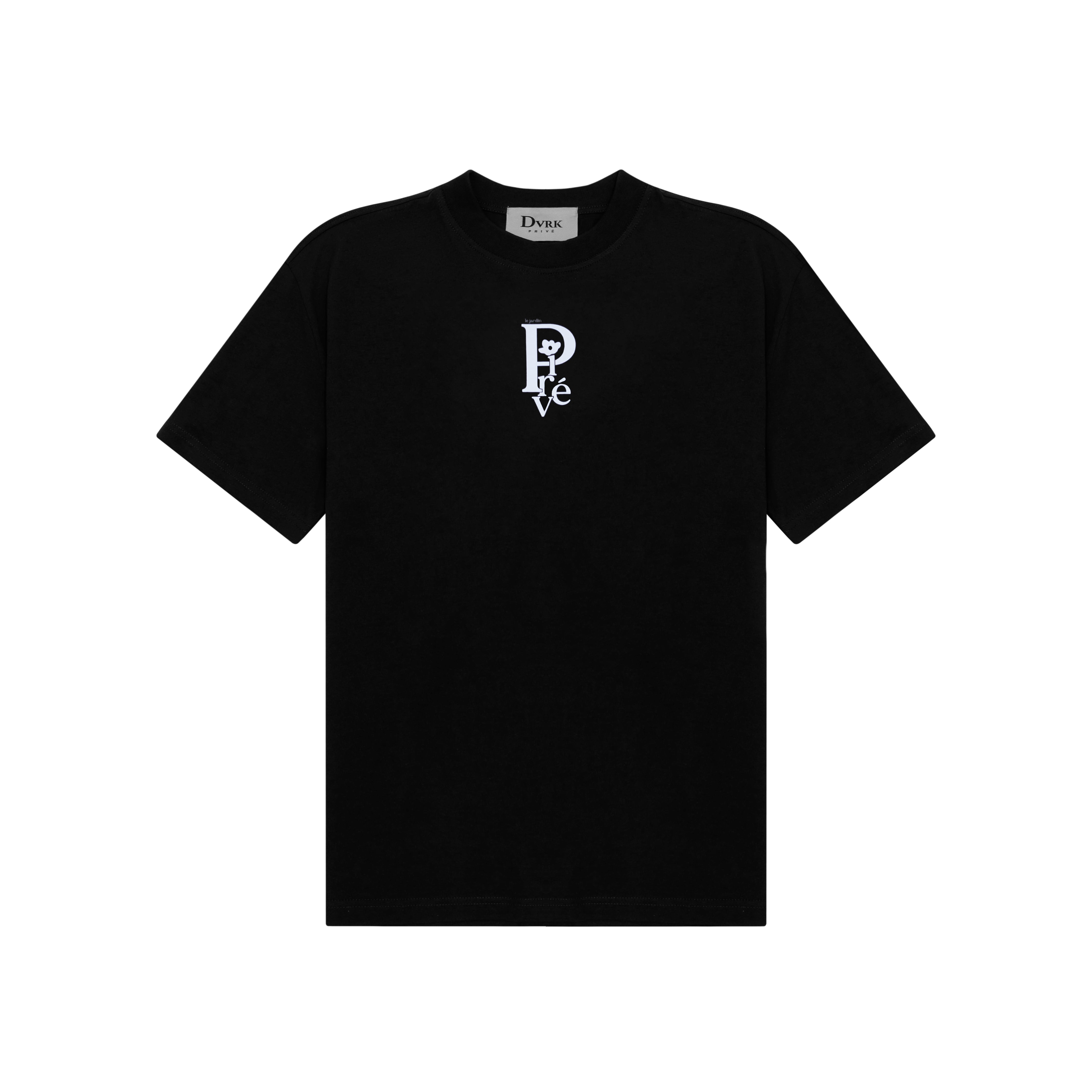 DVRK PRIVÉ PETITE FLOWER TEE - BLACK