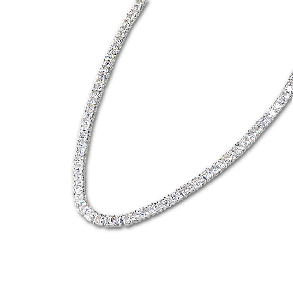 Paetone tennis necklace (silver)