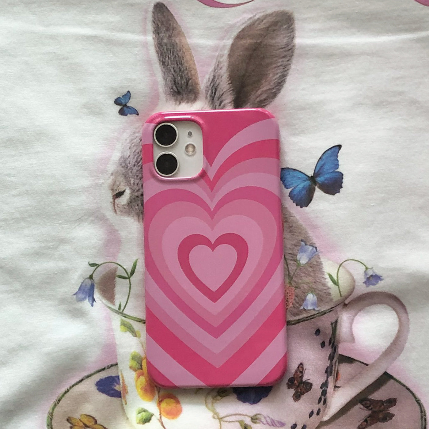 heart beam glossy hard case