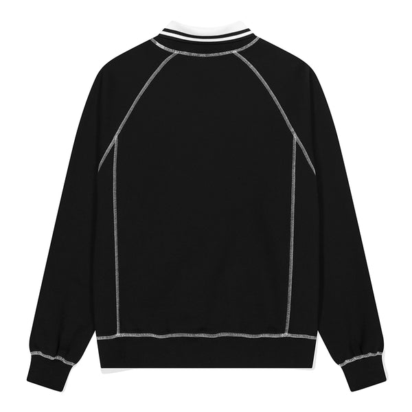 SPORT COLLARED SWEATSHIRT