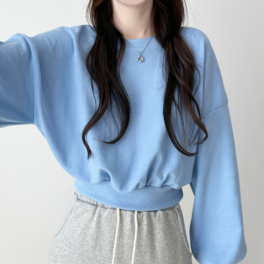 Tear Crop Sweatshirt