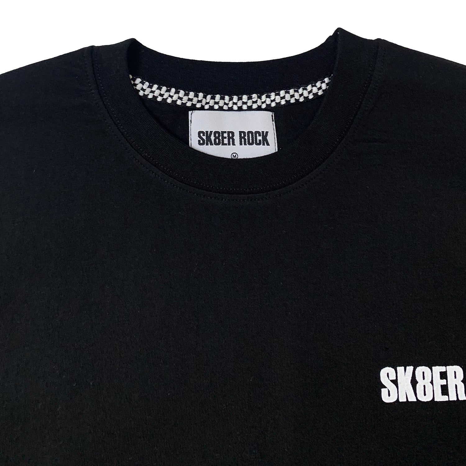 SK8ER ROCK LONG SLEEVE T-SHIRT BLACK