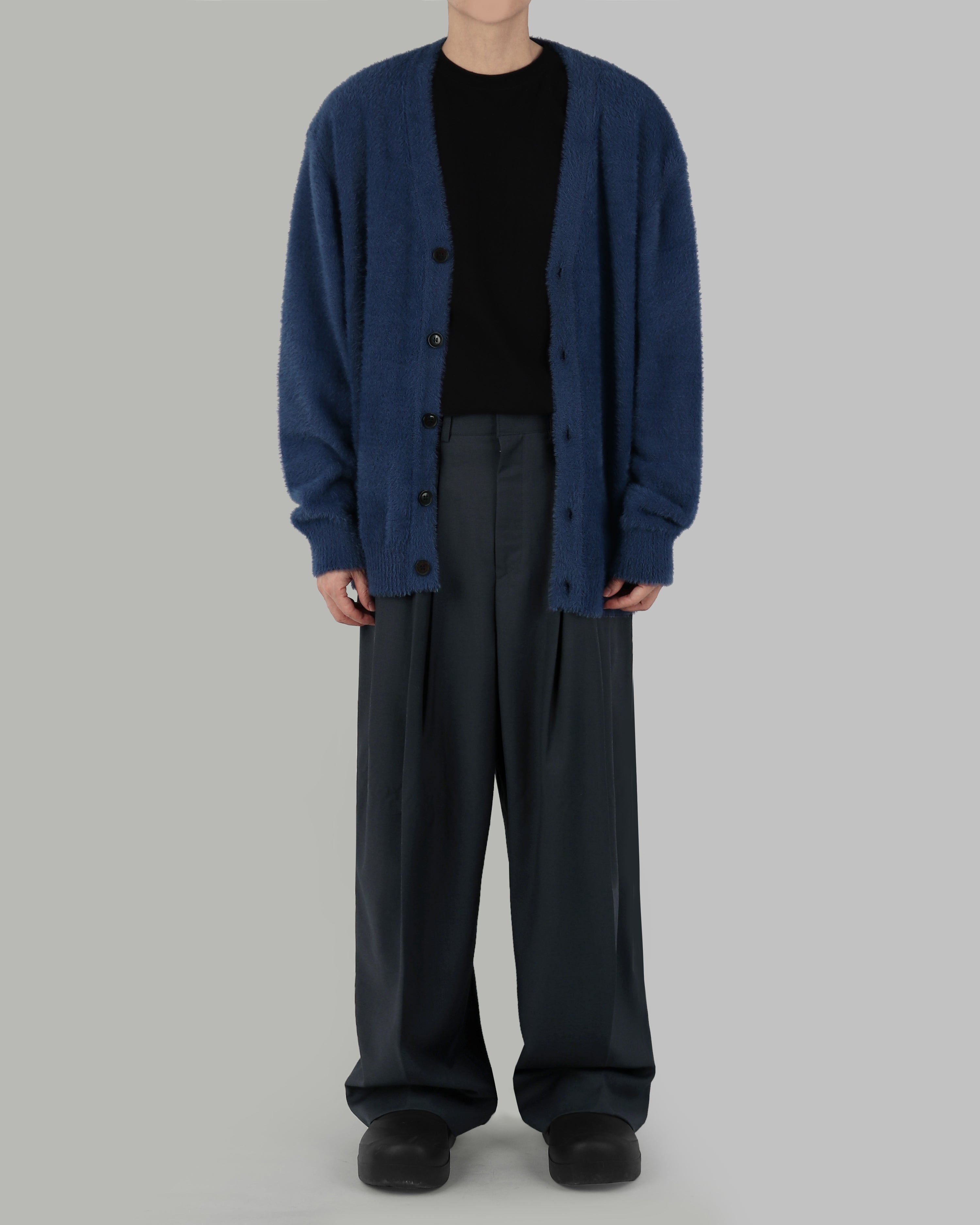 Multi tuck wide slacks