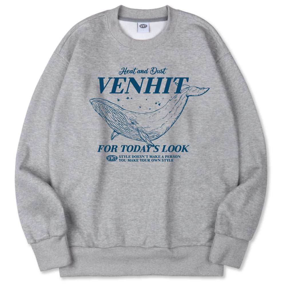 VENHIT Spring Whale SWEATSHIRT_B1