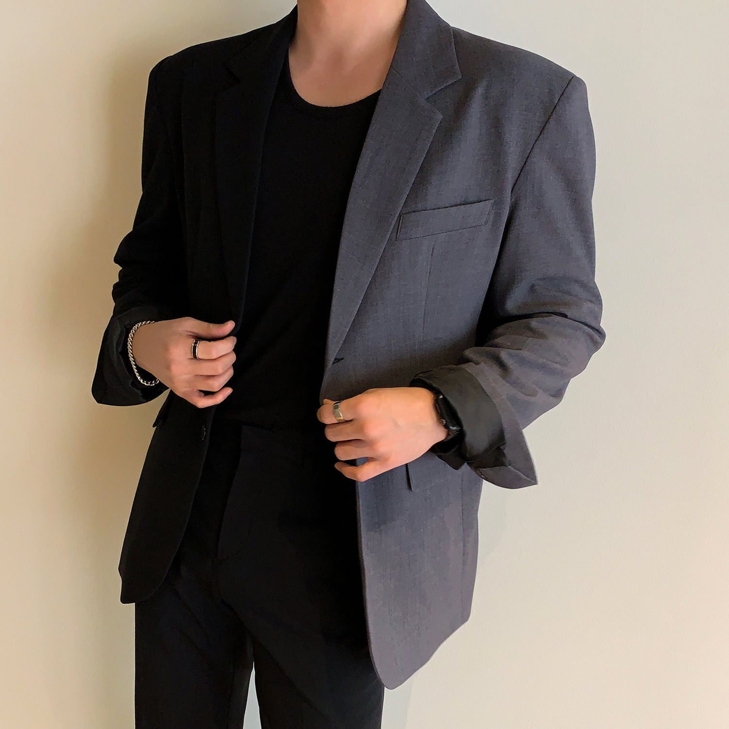 [MADE] Contrast-Toned Blazer