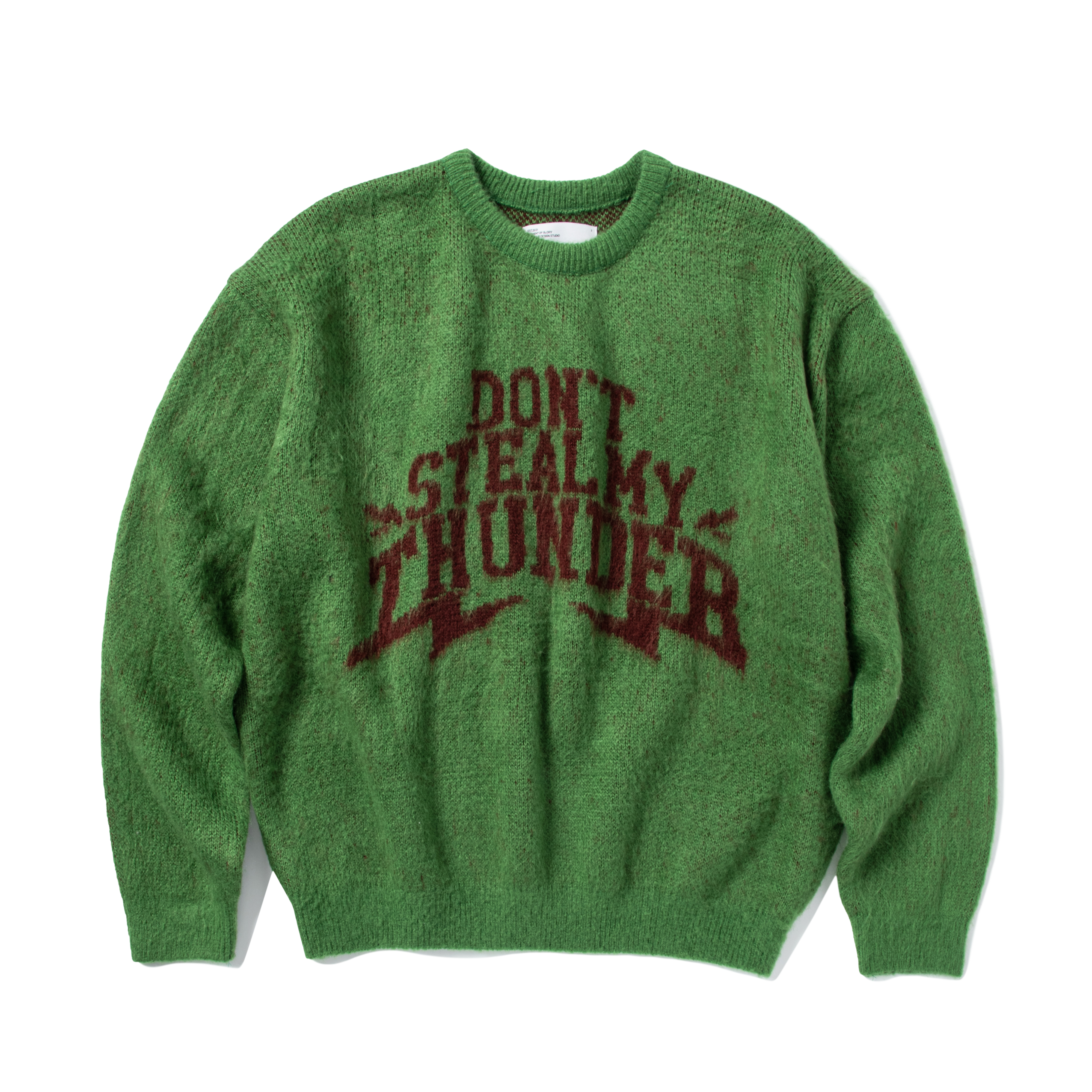 THUNDER BRUSHED KNIT - GREEN