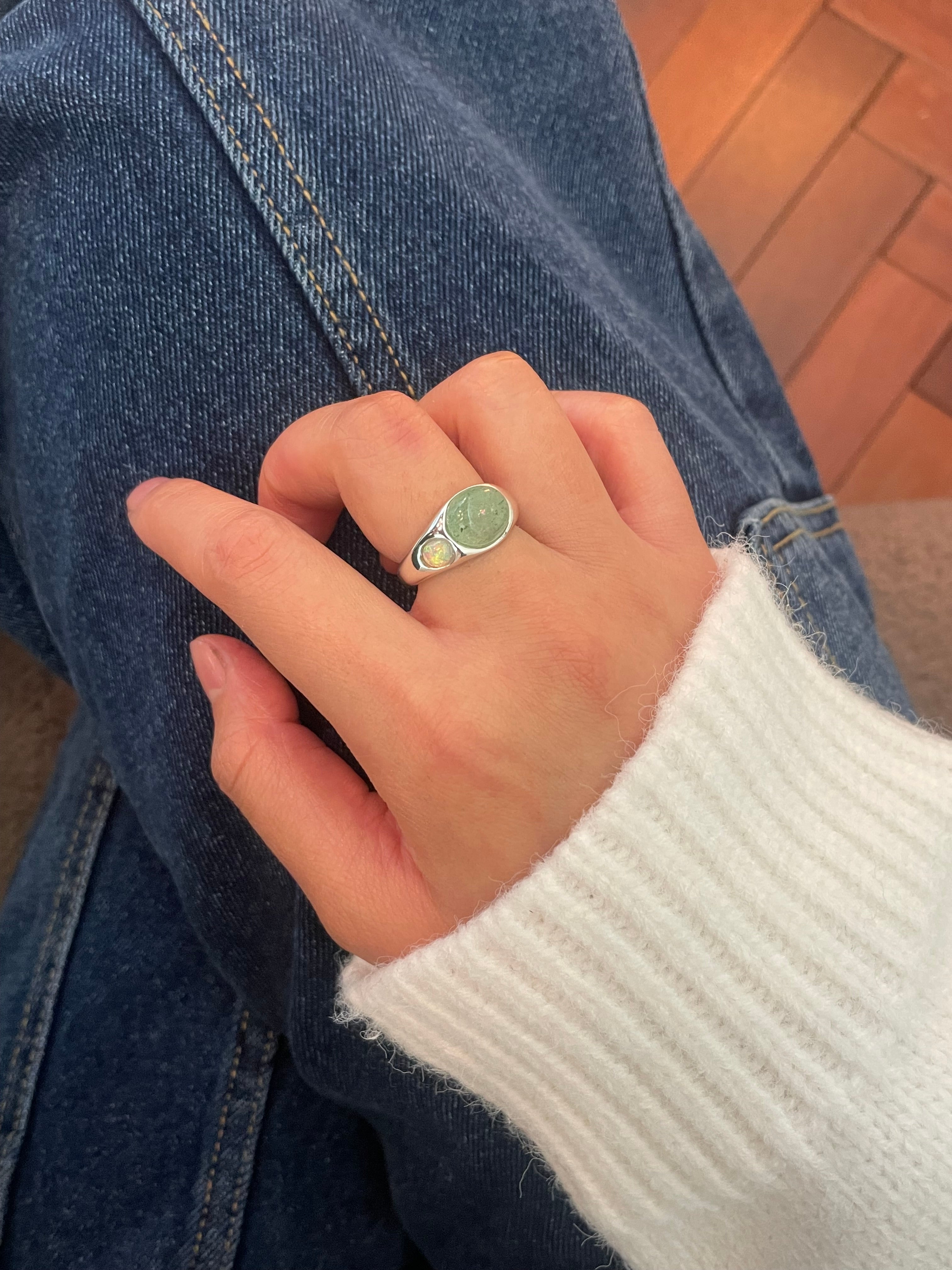 Shine leaf Ring