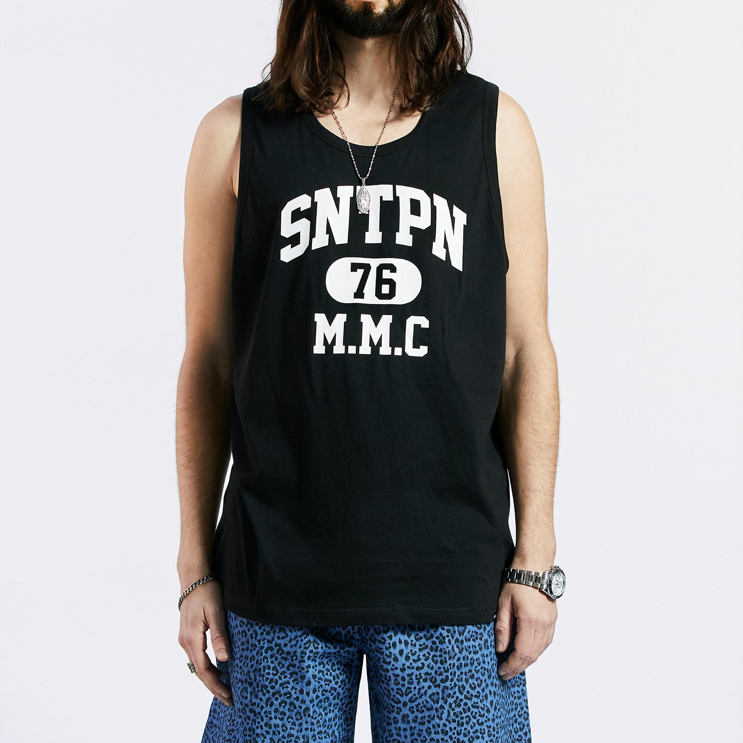 SP SNTPN LONG SLEEVELESS-BLACK