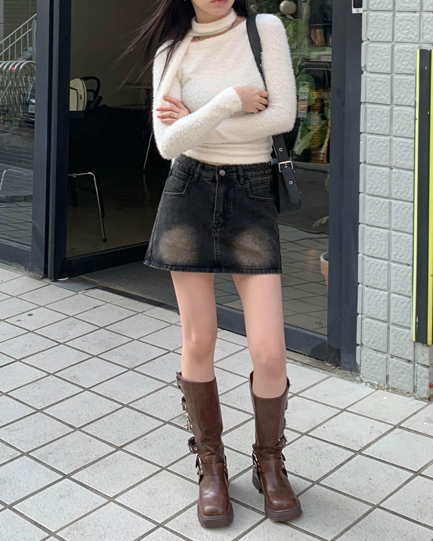 Belted boots