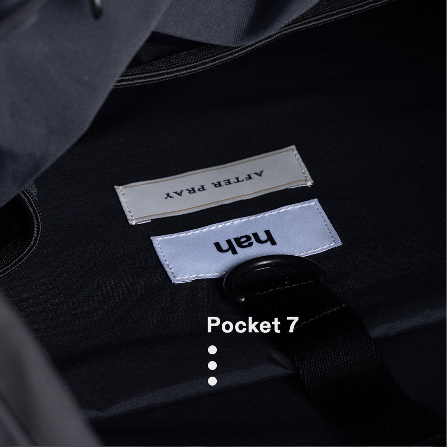 [After Pray Edition] 2-Pocket Nylon Cargo Rucksack (Grey)