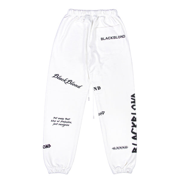 BBD Disorder Logo Sweatpants (White) (6658635694198)