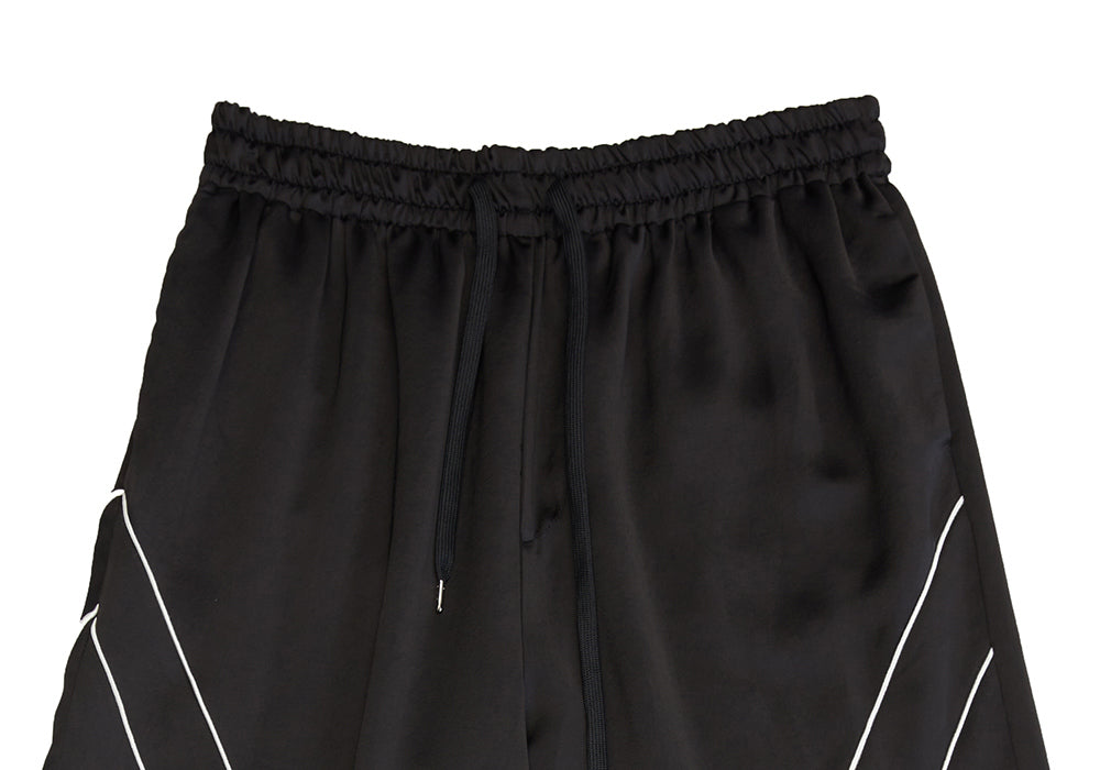 SATIN LINE PANTS_BLACK