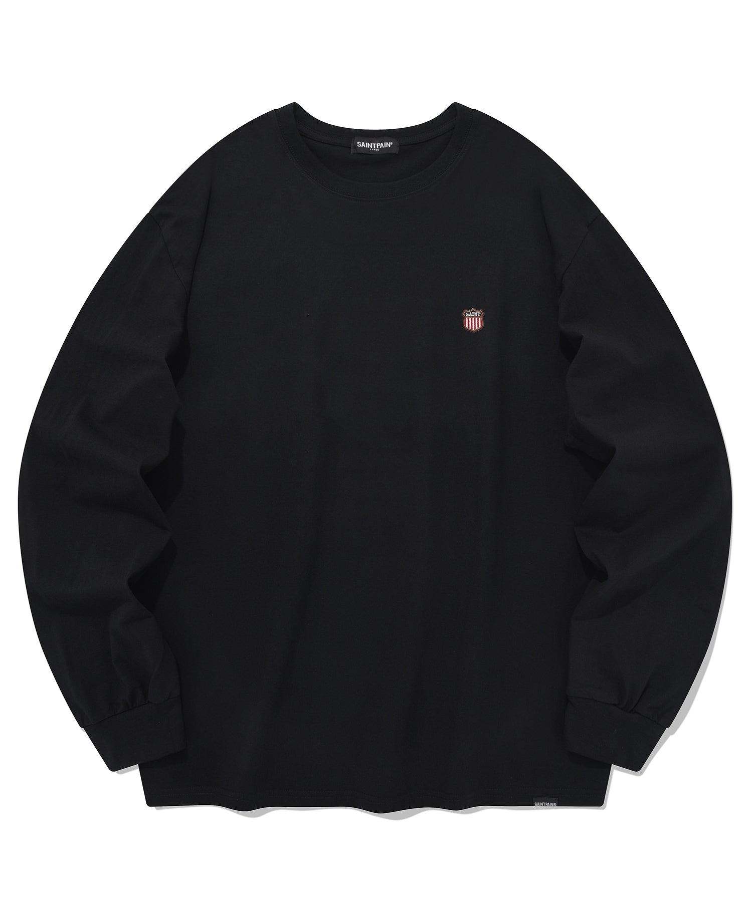 SP SAINT SMALL LOGO LONG SLEEVE-BLACK