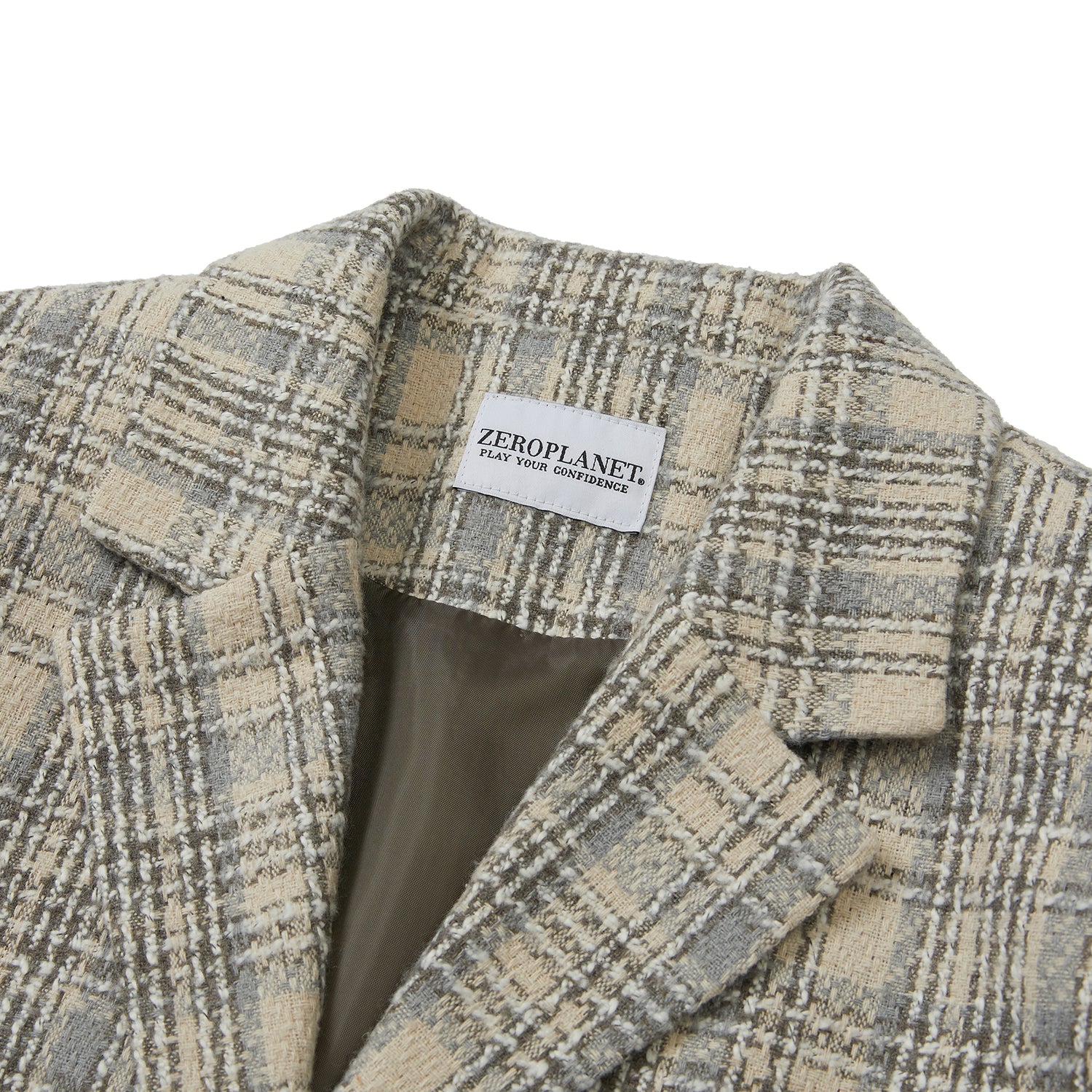 ツイードセットアップショートジャケット / Tweed Set-up Short Jacket [GREY]