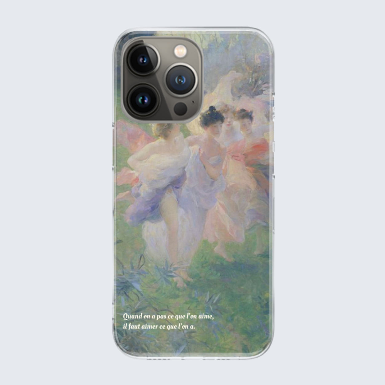 oil painting (a fairy song) iphone case