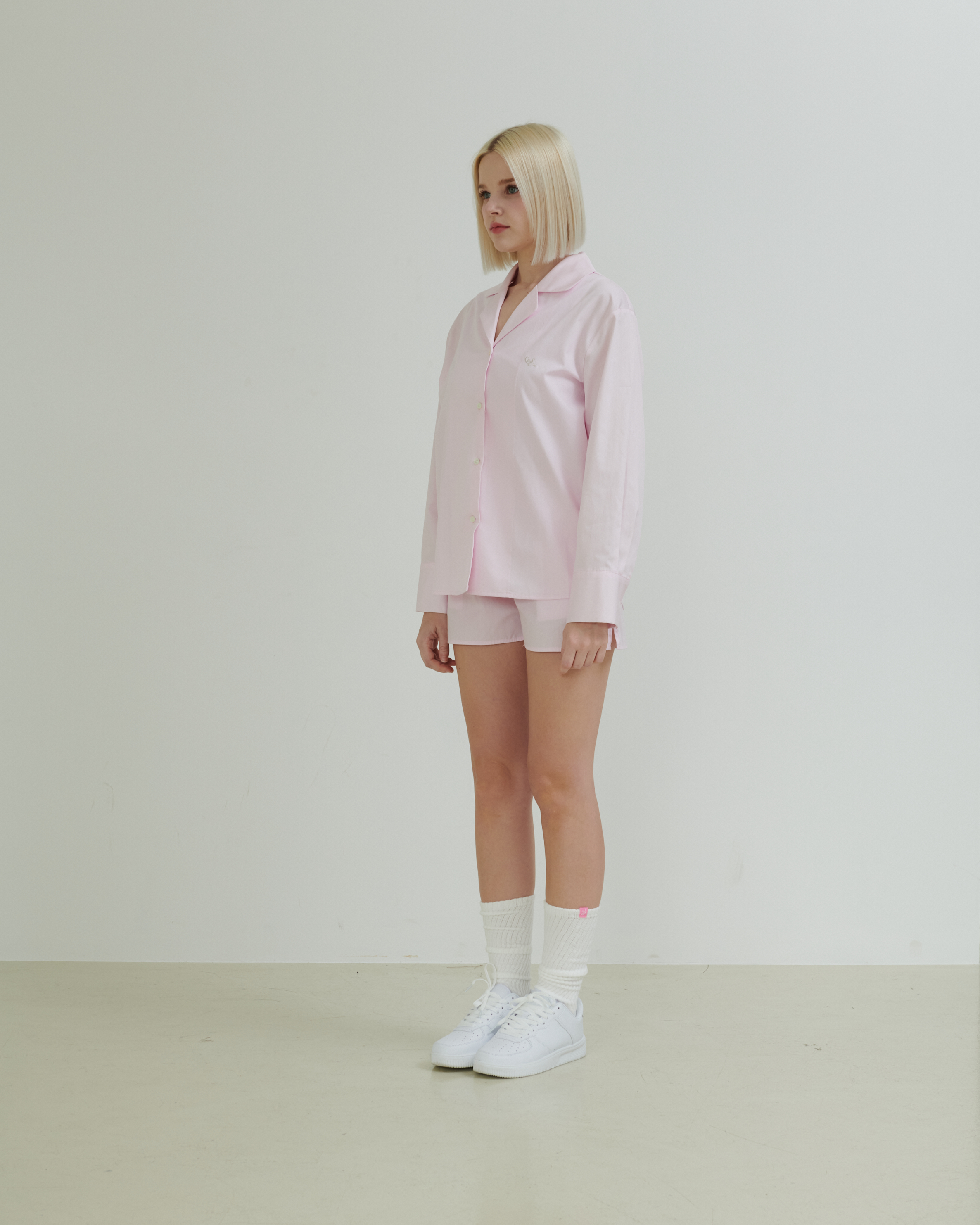 Ontheshell Shirt Set Up - Soft Pink