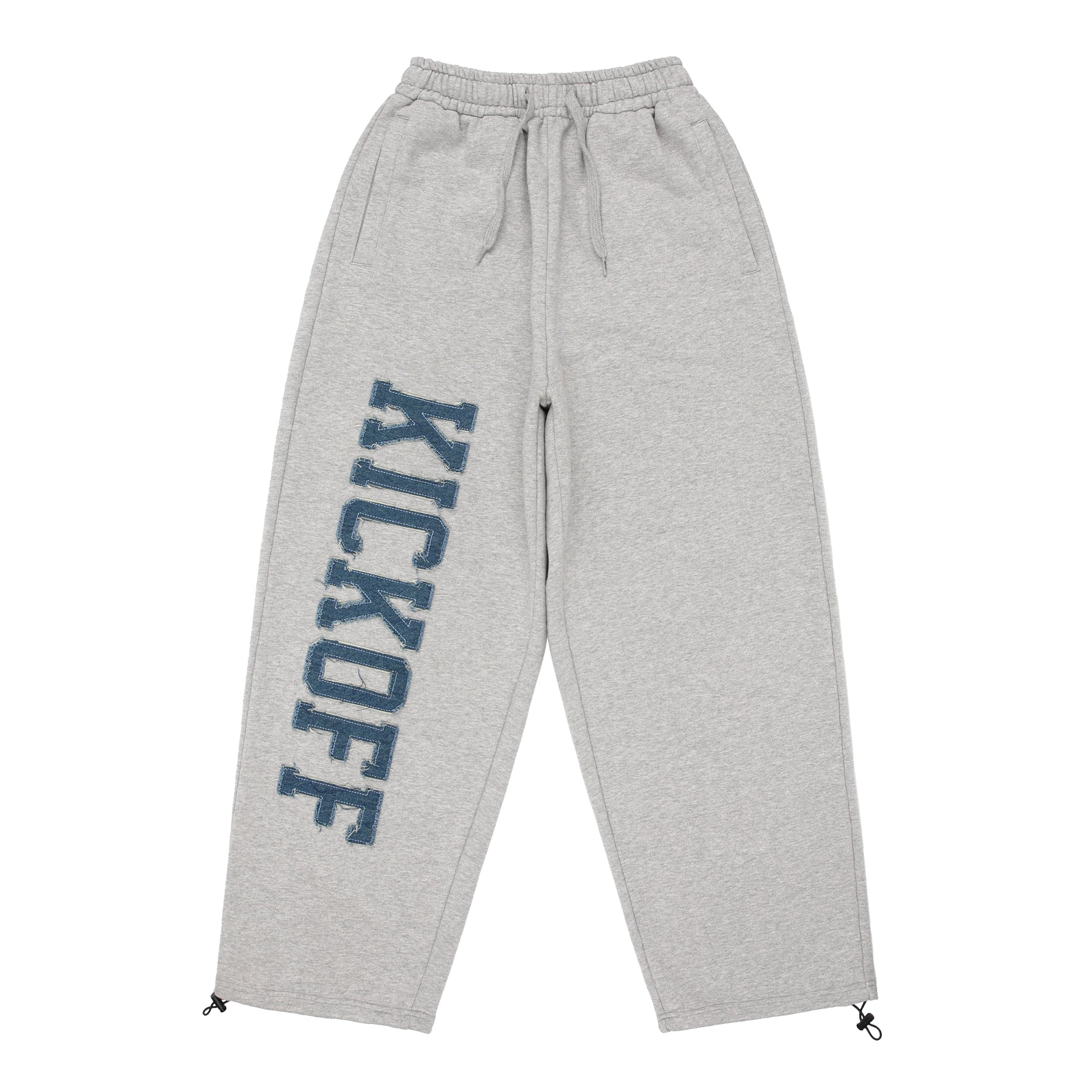 [NK] Denim Patch Sweatpants (Melange)_K23ZC216