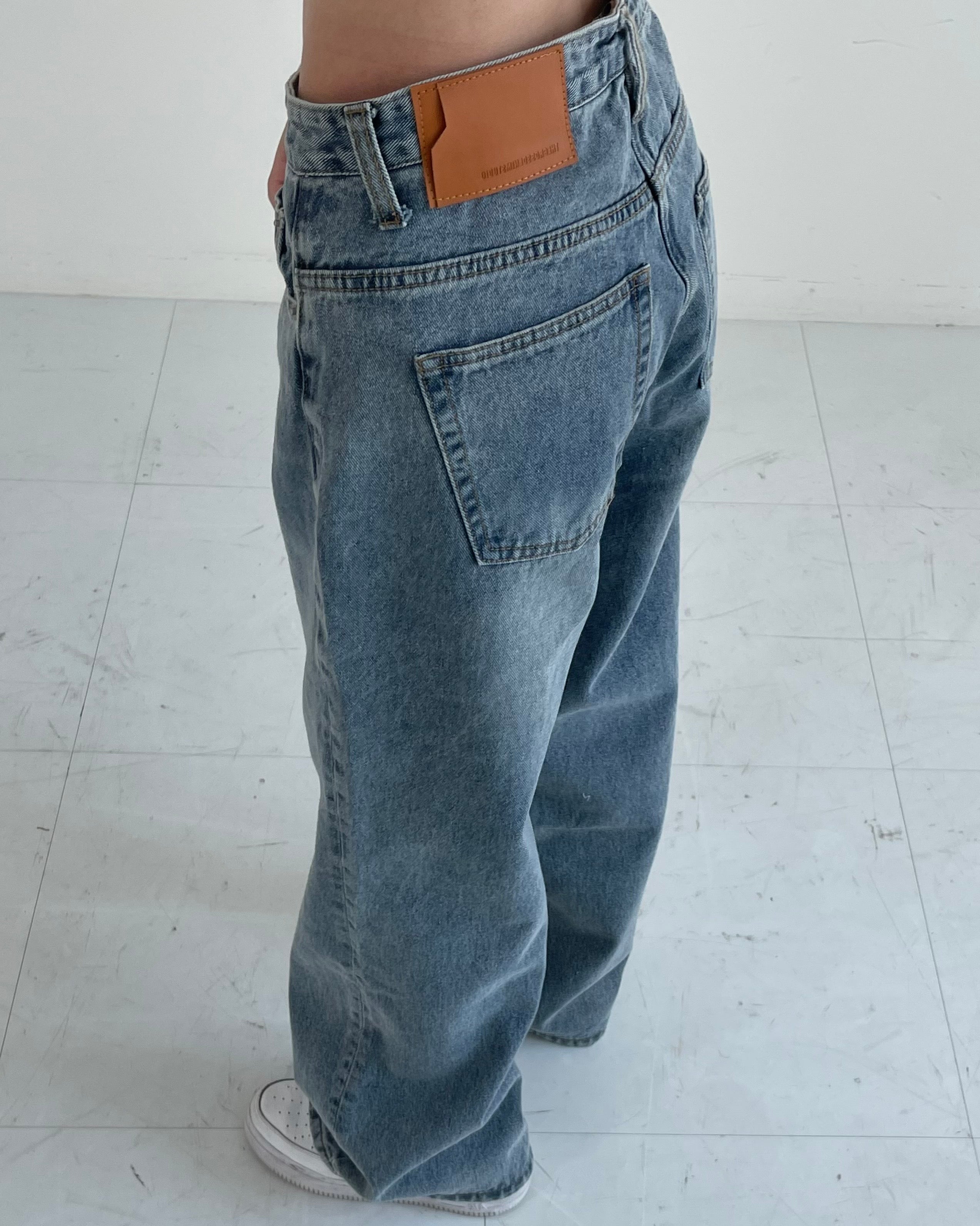 Dean Low-Waist Denim Pants