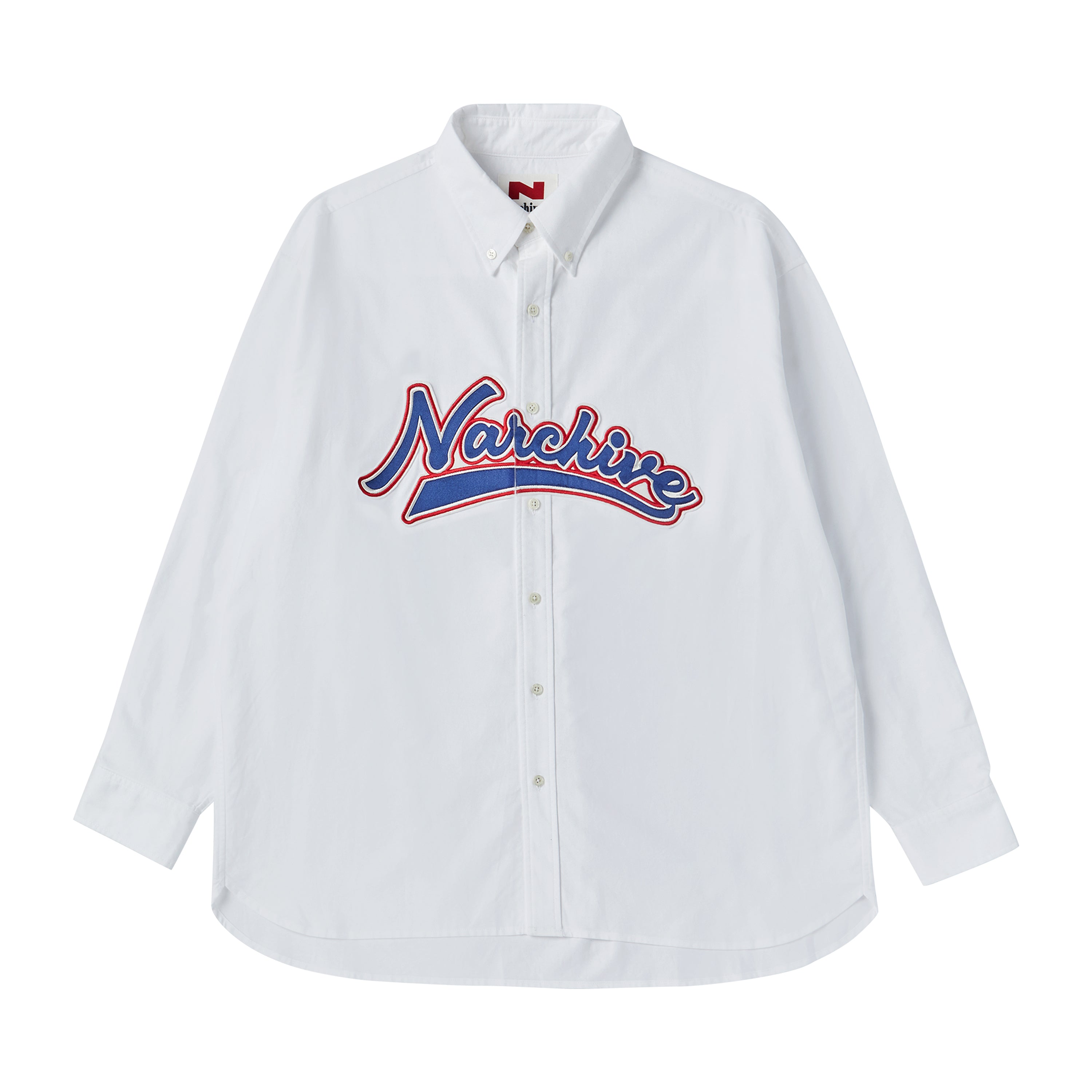 [COLLECTION LINE] ARCHIVE SPORTS LOGO OXFORD JACKET WHITE