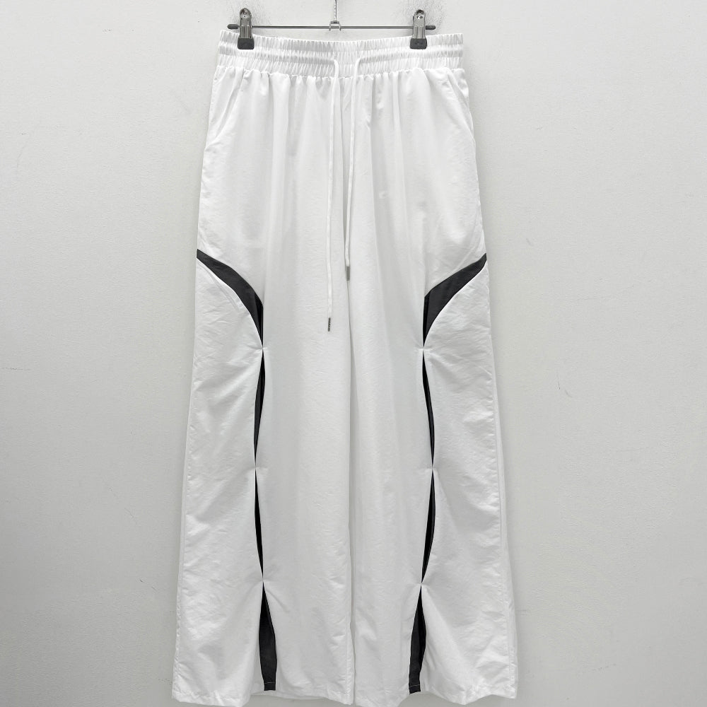 [UNISEX] Twist coloration wide long pants (2 Color)