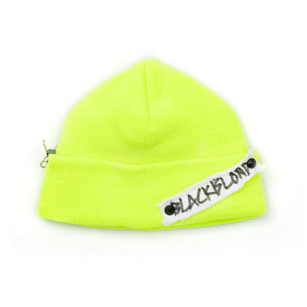 BBD Side Patch Short Beanie (Neon) (4643658498166)
