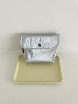 SLIVER BUTTON POUCH