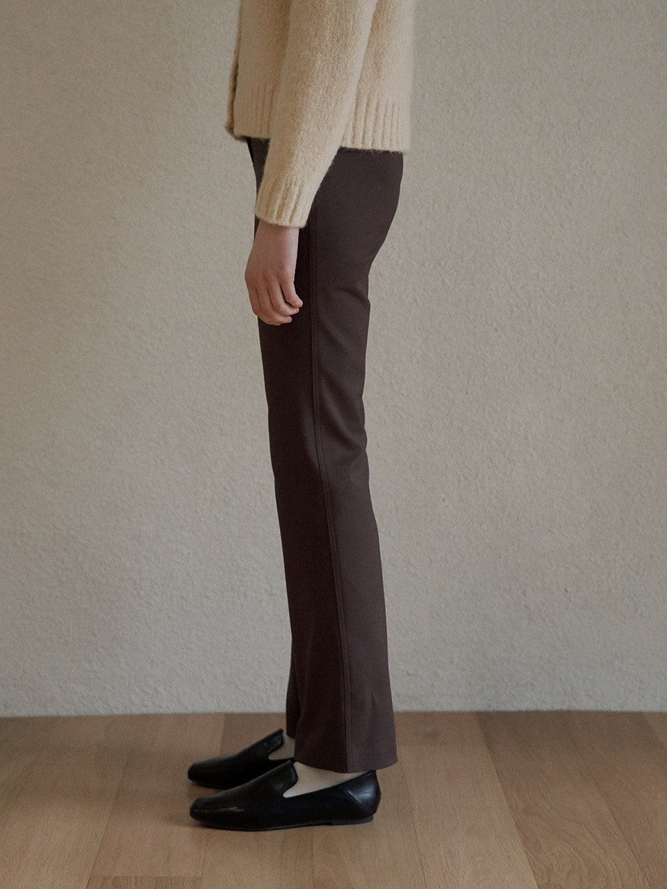 Slim bootcut slacks