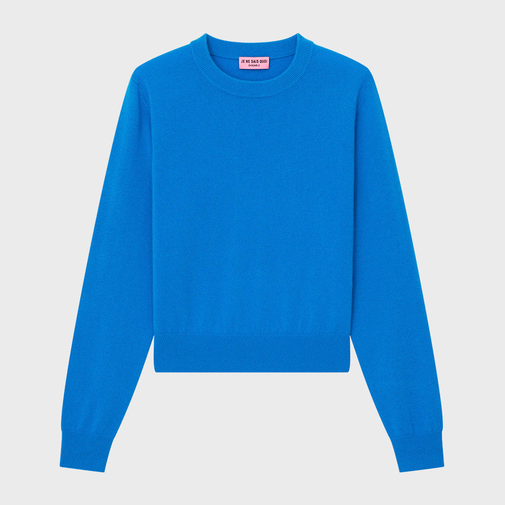 ESSENTIAL SHORT PULLOVER_BLUE