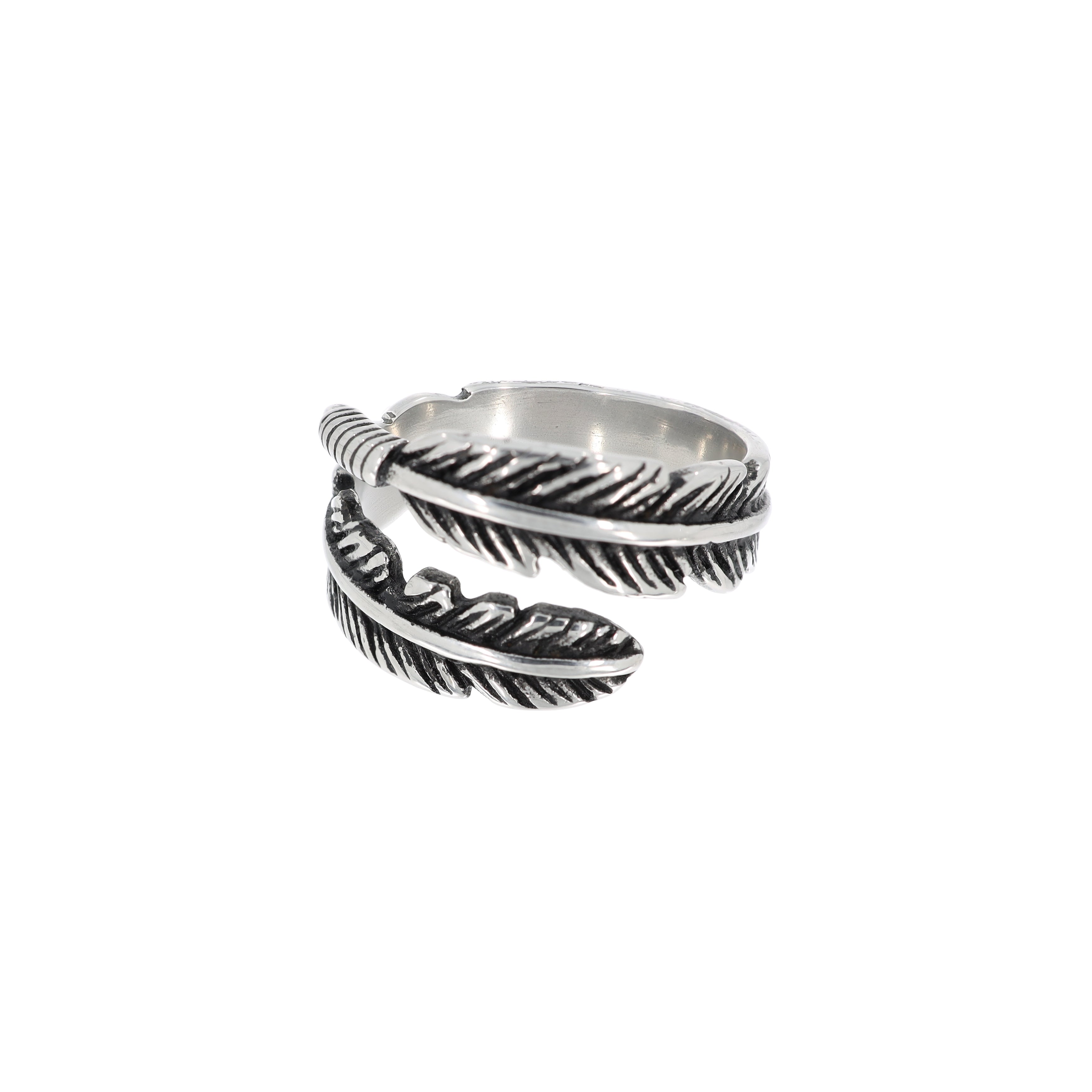 Coil Feather Ring