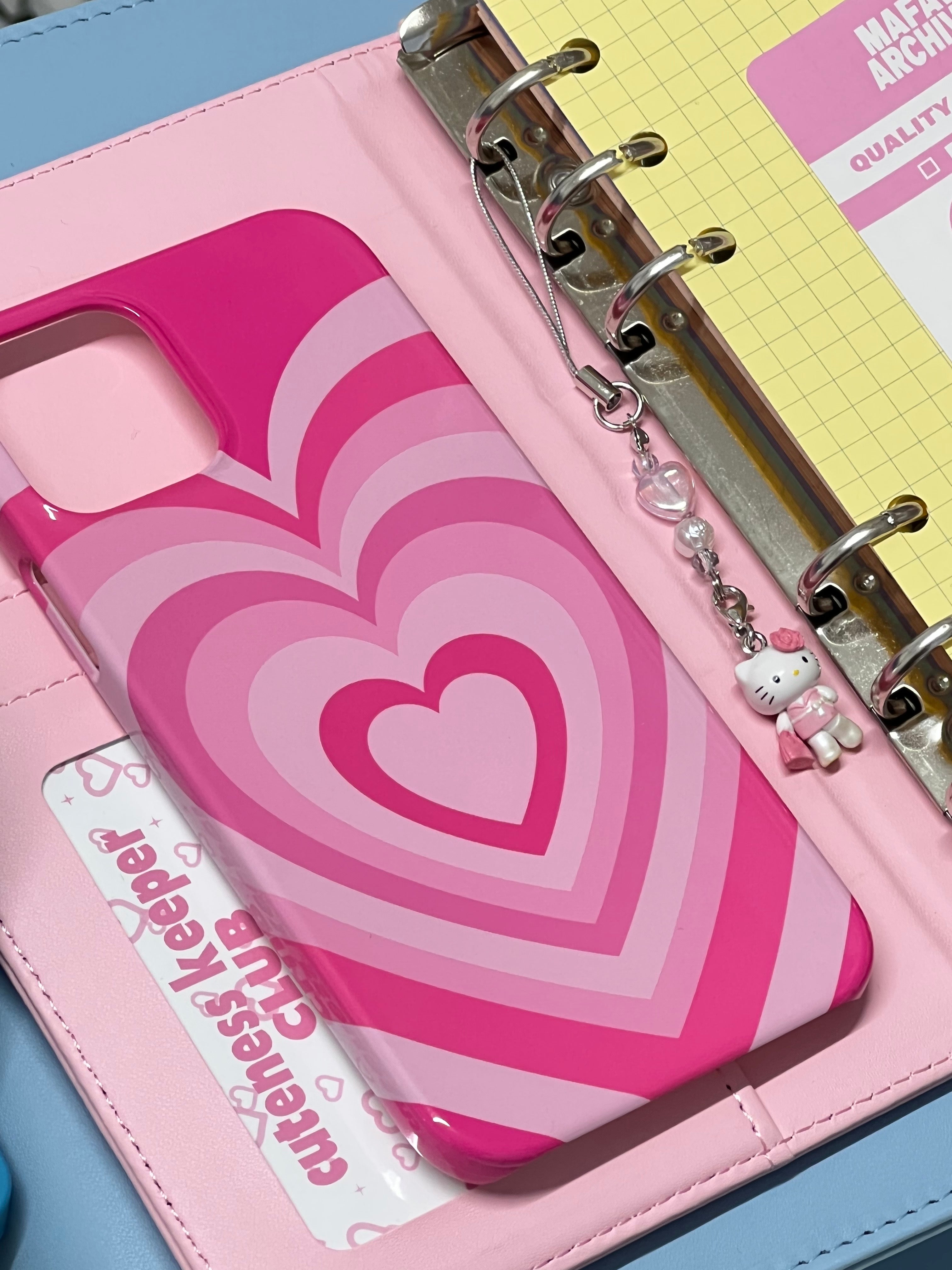 heart beam glossy hard case