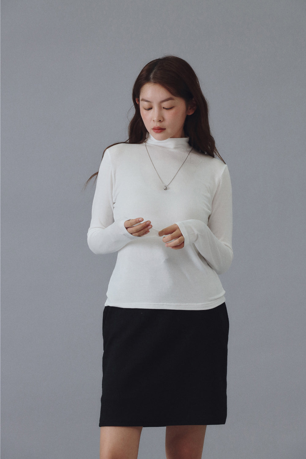 MODAL MOCK NECK (4color)