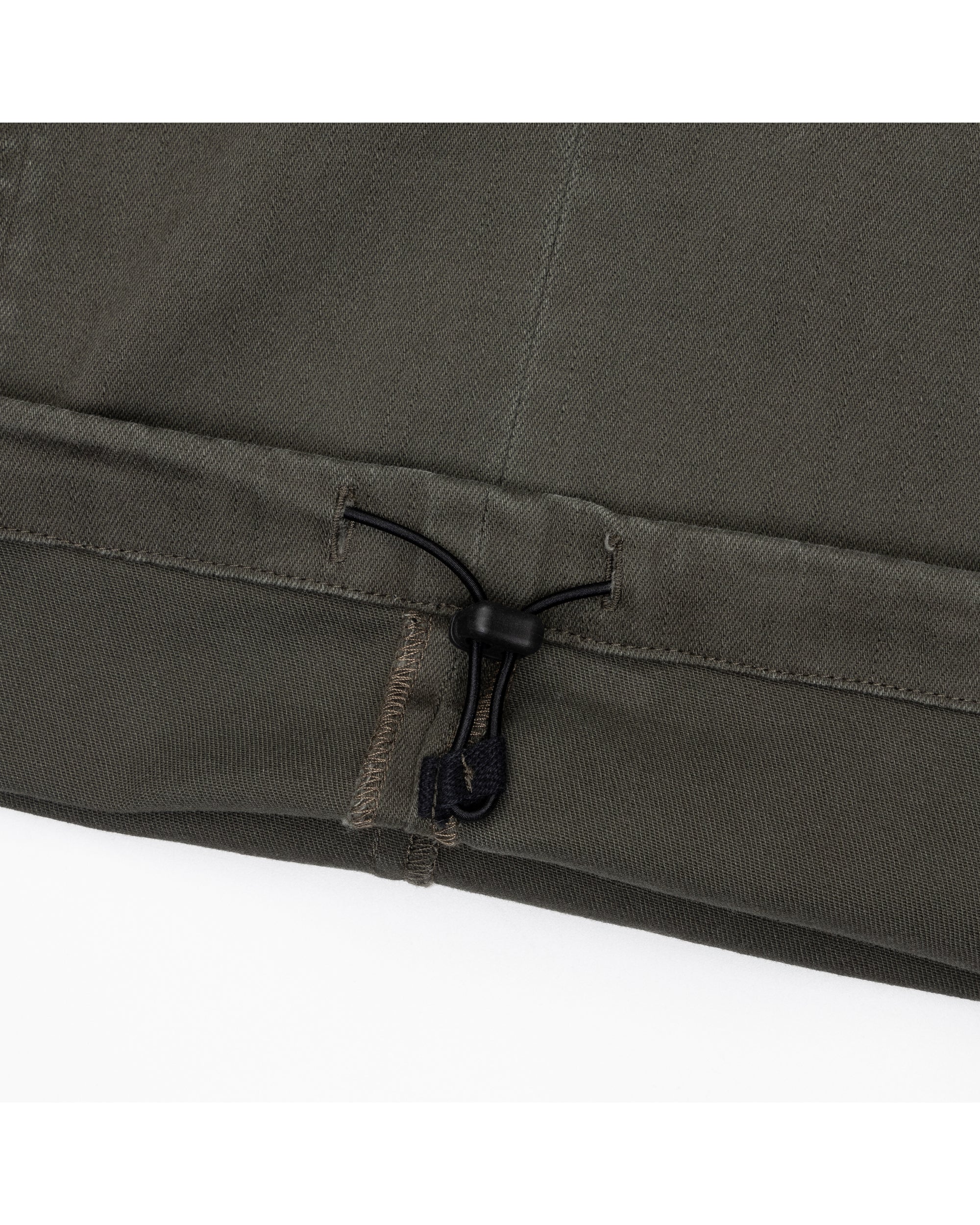 Washed Semi Wide Cargo Pants (Khaki)